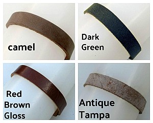 Mens Gemstone Bracelet Hook Leather Mens Bracelet Cuff Silver Plating  Customized On Your Wrist