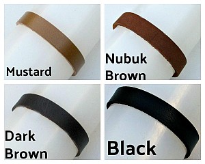 Alien Mens Leather Bracelet Cuff Leather Mens Bracelet Cuff Silver Plating  Customized On Your WristFathers day gift