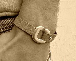Leather Mens Bracelet,  Boyfriend Gift,  Mens Gift, Gift for Him, Gift for Husband, For Him, Boyfriend Gift  Customized On Your Wrist