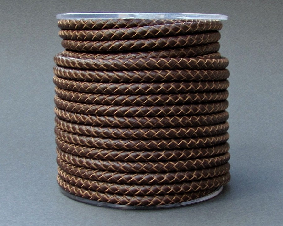 Nail Mens Leather Bracelet, Braided Bracelet For Men, Customized On Your WristFathers day gift