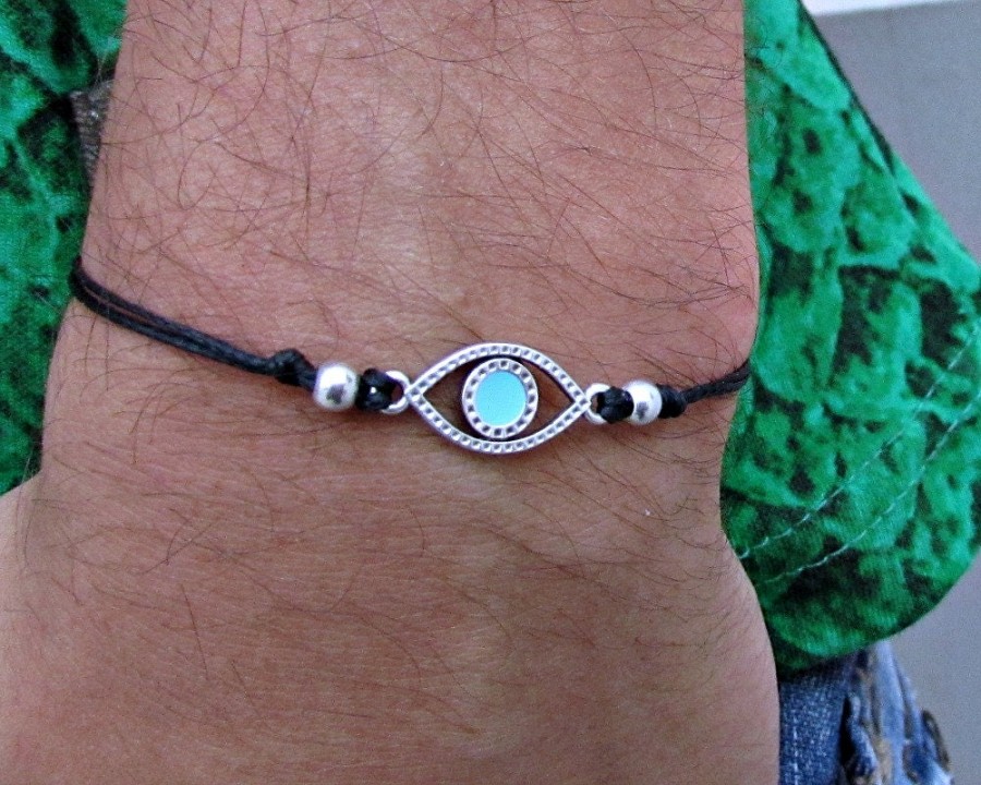Evil Eye Mens Bracelet Anklet Women Bracelet Anklet Adjustable